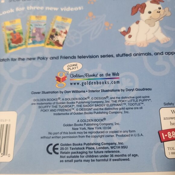 Poky and Friends Come Play With Us Golden Book Super Stickers and Coloring Fun - Picture 2 of 4